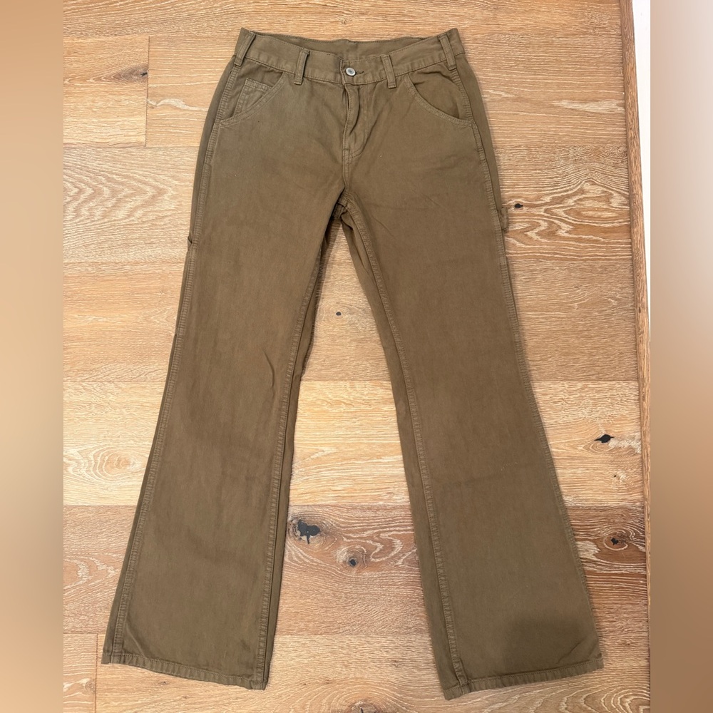 John Galt Army Green/Brown Pants